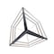 Dweled Atlas 50in LED Articulating Chandelier in 3500K Black PD-510 - alternate 2